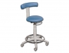 STOOL - with ring - light blue Buenos Aires
