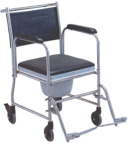 COMMODE WHEELCHAIR - stainless steel