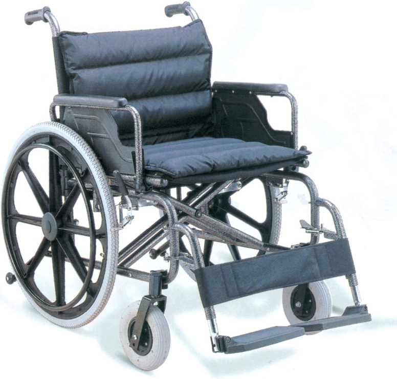 EXTRA LARGE WHEELCHAIR - steel