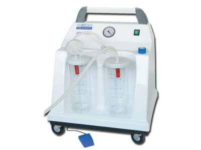 TOBI HOSPITAL SUCTION ASPIRATOR - 2x2l - 230V  - with footswitch