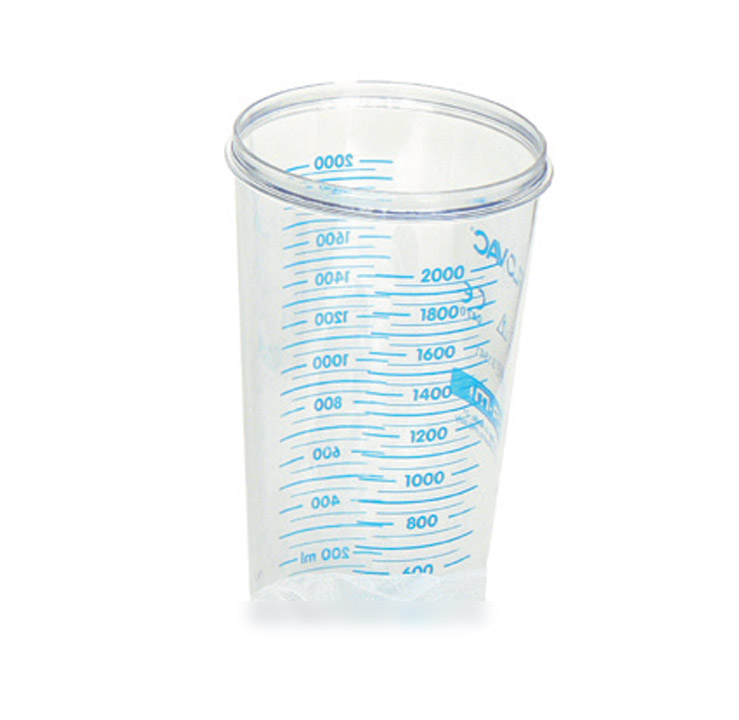 CONTAINER FOR DISPOSABLE LINER 2 l