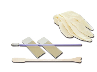 PAP TEST KIT - sterile - without speculum
