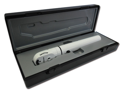 E-SCOPE OPHTALMOSCOPE - LED 3.7V - white in rigid case