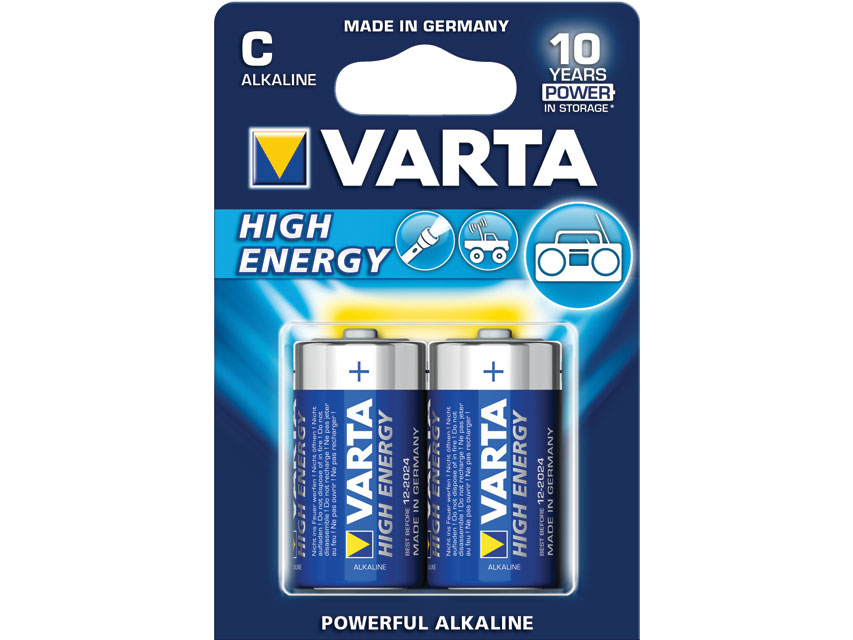 VARTA ALKALINE HIGH ENERGY BATTERY - half torch 