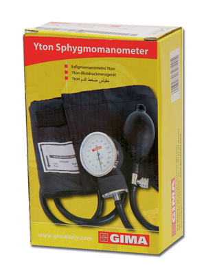 YTON ANEROID SPHYGMOMANOMETER - black cuff