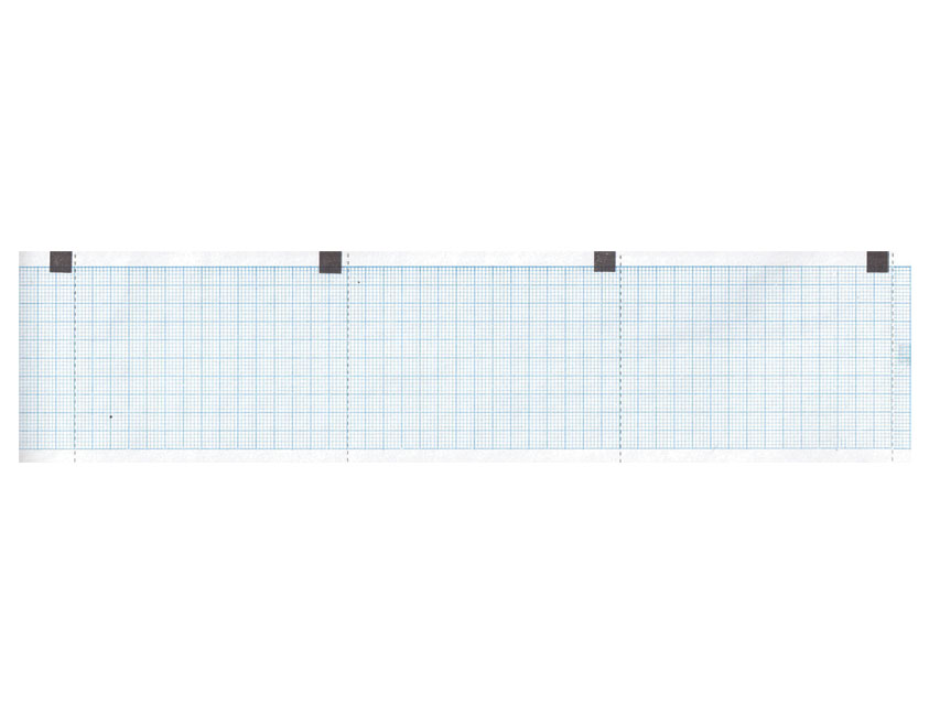 ECG THERMAL PAPER ROLL - 60 mm x 15 m - blue grid