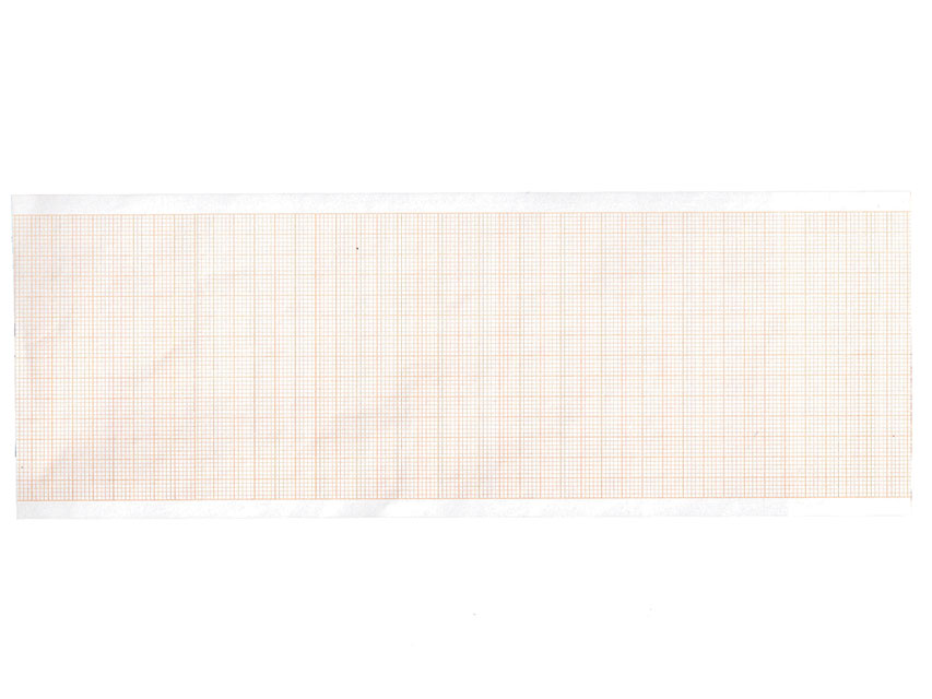 ECG THERMAL PAPER PACK - 50 x 70 mm - orange grid