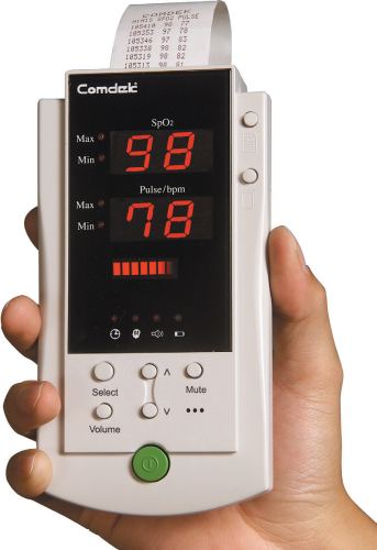 COMDEK MD-630 PULSE OXIMETER - with alarms, printer and PC connection (USB)